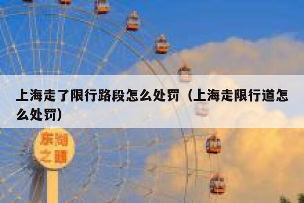 上海走了限行路段怎么处罚（上海走限行道怎么处罚） 第1张
