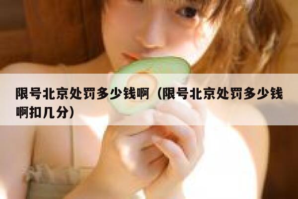 限号北京处罚多少钱啊（限号北京处罚多少钱啊扣几分） 第1张