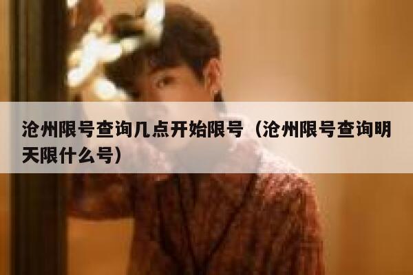 沧州限号查询几点开始限号（沧州限号查询明天限什么号） 第1张