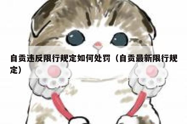 自贡违反限行规定如何处罚（自贡最新限行规定） 第1张