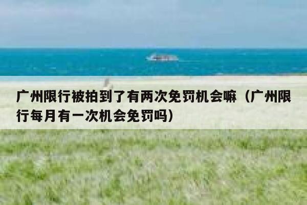 广州限行被拍到了有两次免罚机会嘛（广州限行每月有一次机会免罚吗） 第1张