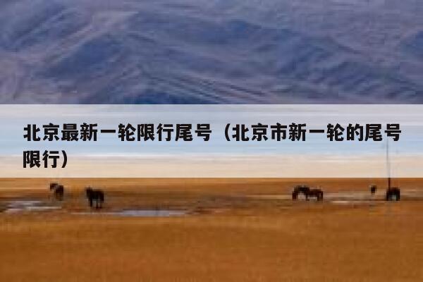 北京最新一轮限行尾号（北京市新一轮的尾号限行） 第1张