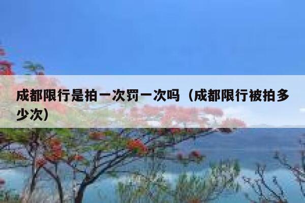 成都限行是拍一次罚一次吗（成都限行被拍多少次） 第1张