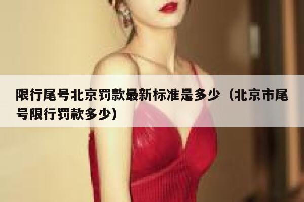 限行尾号北京罚款最新标准是多少（北京市尾号限行罚款多少） 第1张