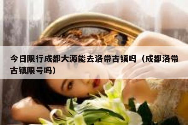 今日限行成都大源能去洛带古镇吗（成都洛带古镇限号吗） 第1张