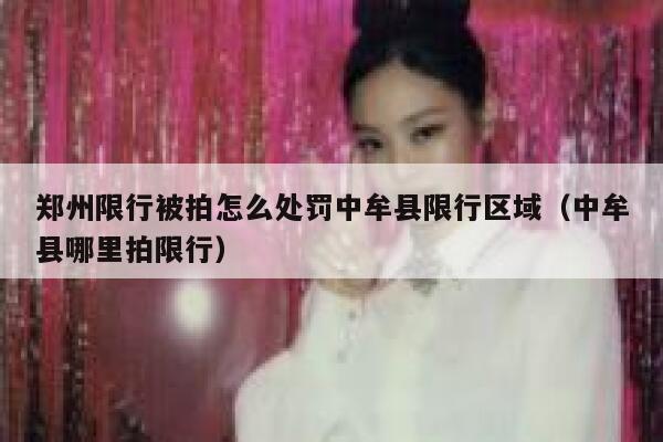 郑州限行被拍怎么处罚中牟县限行区域（中牟县哪里拍限行） 第1张