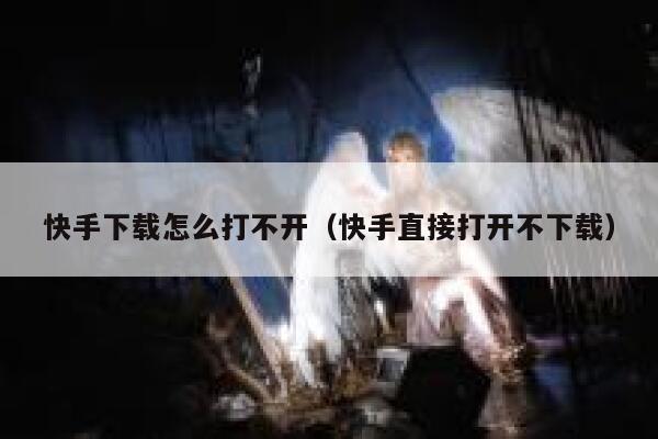快手下载怎么打不开（快手直接打开不下载） 第1张