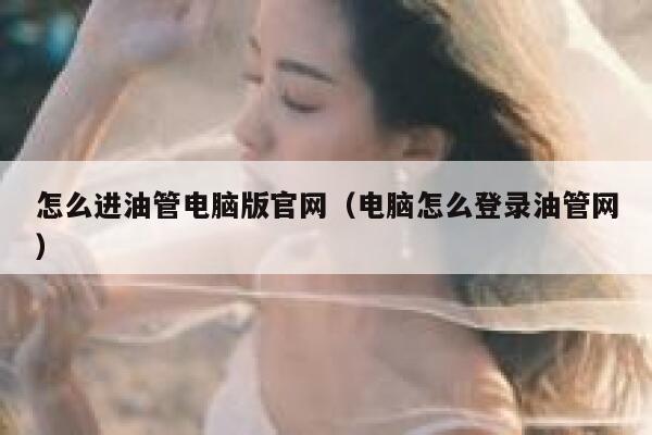 怎么进油管电脑版官网（电脑怎么登录油管网） 第1张