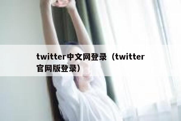 twitter中文网登录（twitter官网版登录） 第1张