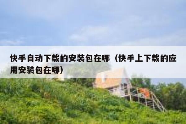 快手自动下载的安装包在哪(快手上下载的应用安装包在哪) 第1张 快手自动下载的安装包在哪(快手上下载的应用安装包在哪) 第1张