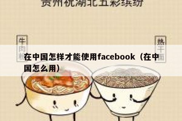 在中国怎样才能使用facebook（在中国怎么用） 第1张