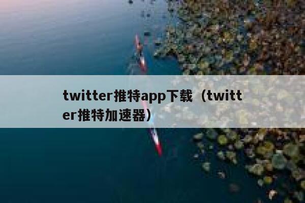 twitter推特app下载(twitter推特加速器) 第1张 twitter推特app下载(twitter推特加速器) 第1张