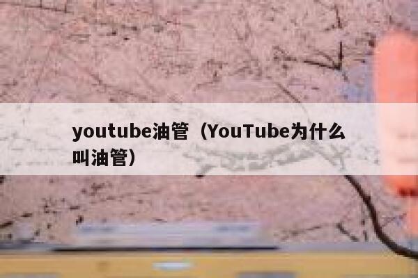 youtube油管（YouTube为什么叫油管） 第1张