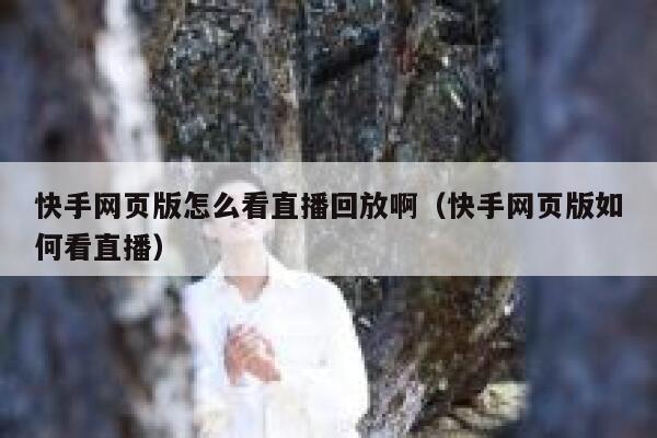 快手网页版怎么看直播回放啊(快手网页版如何看直播) 第1张 快手网页版怎么看直播回放啊(快手网页版如何看直播) 第1张