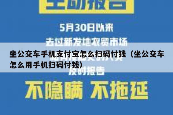 坐公交车手机支付宝怎么扫码付钱（坐公交车怎么用手机扫码付钱） 第1张