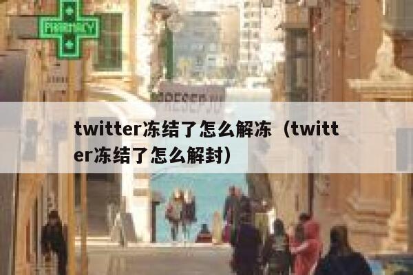 twitter冻结了怎么解冻（twitter冻结了怎么解封） 第1张
