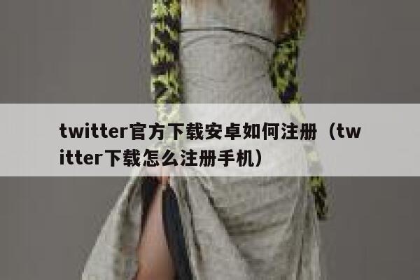 twitter官方下载安卓如何注册（twitter下载怎么注册手机） 第1张