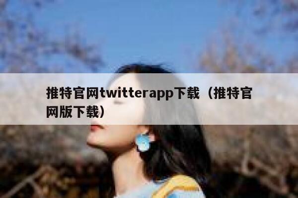 推特官网twitterapp下载（推特官网版下载） 第1张