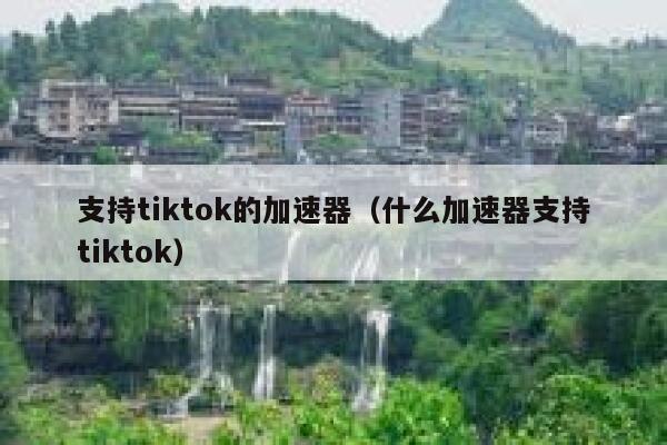 支持tiktok的加速器（什么加速器支持tiktok） 第1张