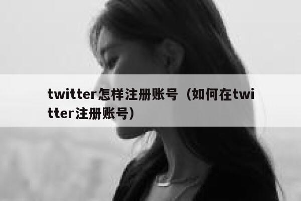 twitter怎样注册账号（如何在twitter注册账号） 第1张