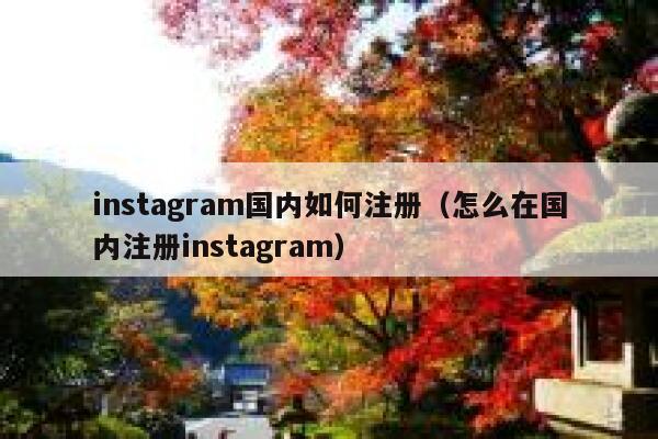 instagram国内如何注册（怎么在国内注册instagram） 第1张