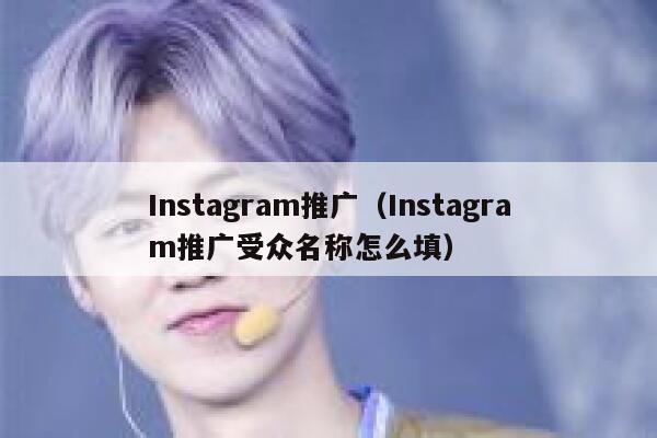 Instagram推广（Instagram推广受众名称怎么填） 第1张