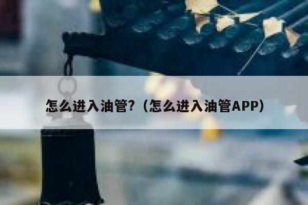 怎么进入油管?（怎么进入油管APP） 第1张