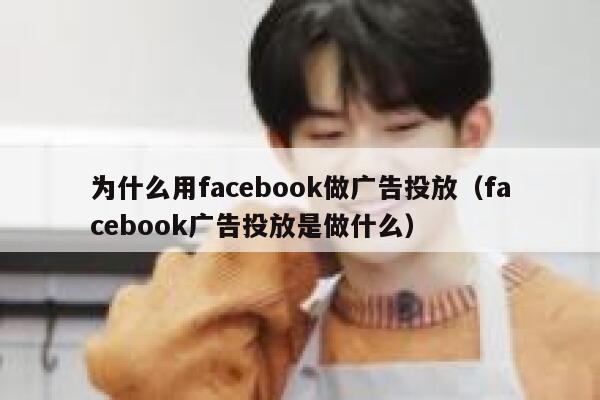 为什么用facebook做广告投放（facebook广告投放是做什么） 第1张