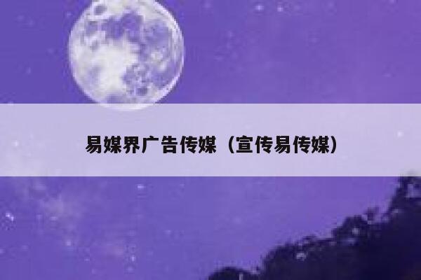 易媒界广告传媒（宣传易传媒） 第1张