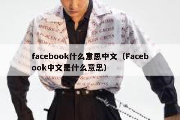 facebook什么意思中文(Facebook中文是什么意思) 第1张 facebook什么意思中文(Facebook中文是什么意思) 第1张