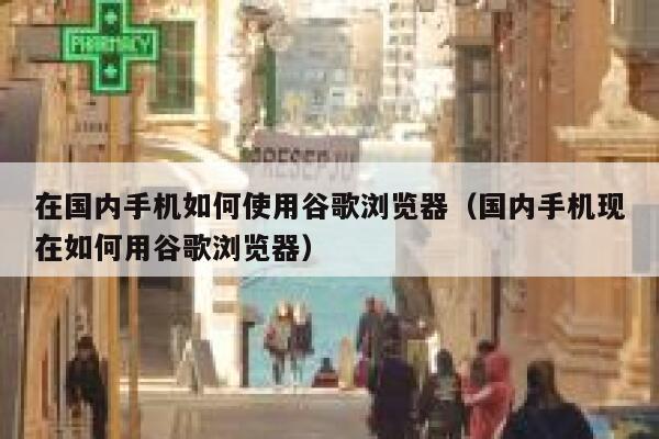 在国内手机如何使用谷歌浏览器（国内手机现在如何用谷歌浏览器） 第1张