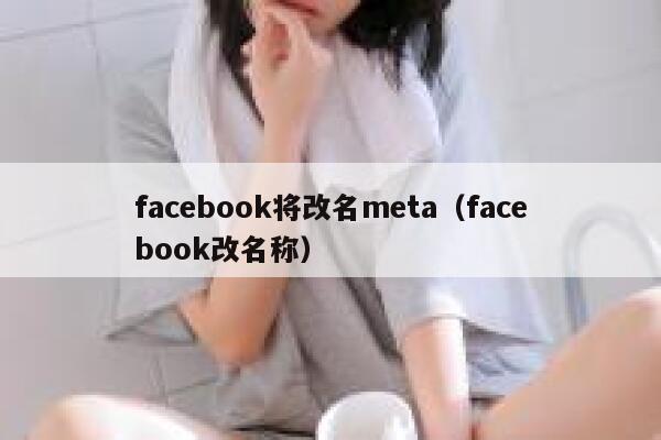 facebook将改名meta（facebook改名称） 第1张