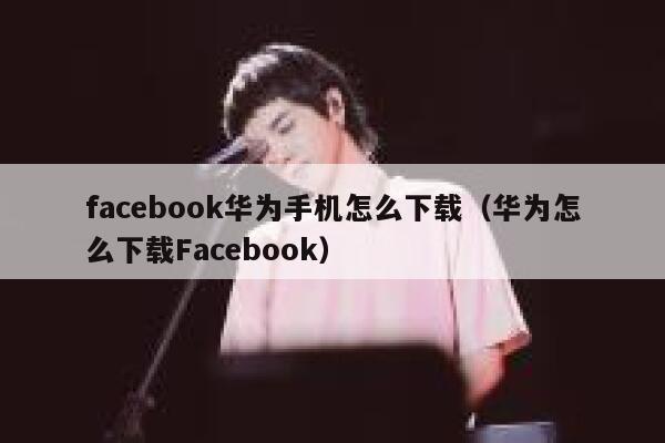 facebook华为手机怎么下载（华为怎么下载Facebook） 第1张