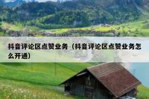 抖音评论区点赞业务(抖音评论区点赞业务怎么开通) 第1张 抖音评论区点赞业务(抖音评论区点赞业务怎么开通) 第1张