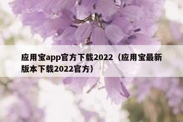 应用宝app官方下载2022（应用宝最新版本下载2022官方） 第1张