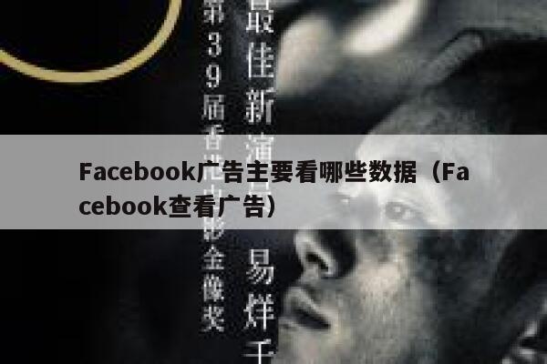 Facebook广告主要看哪些数据（Facebook查看广告） 第1张