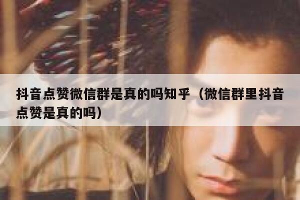 抖音点赞微信群是真的吗知乎（微信群里抖音点赞是真的吗） 第1张