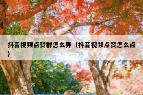 抖音视频点赞群怎么弄（抖音视频点赞怎么点） 第1张