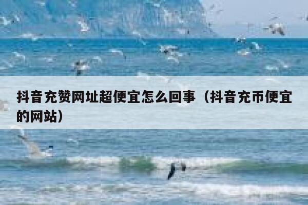 抖音充赞网址超便宜怎么回事（抖音充币便宜的网站） 第1张