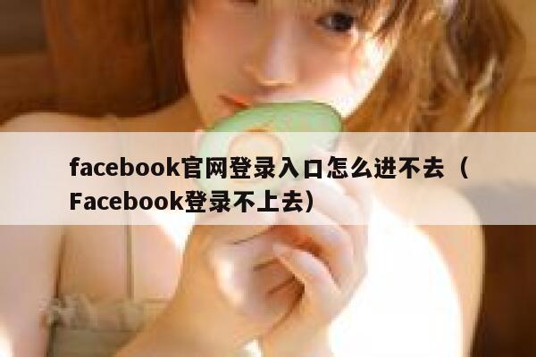facebook官网登录入口怎么进不去（Facebook登录不上去） 第1张