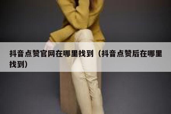 抖音点赞官网在哪里找到（抖音点赞后在哪里找到） 第1张