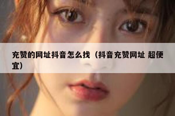 充赞的网址抖音怎么找（抖音充赞网址 超便宜） 第1张