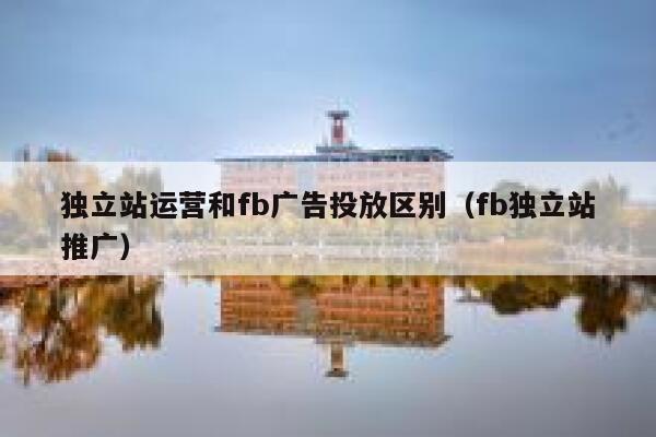 独立站运营和fb广告投放区别（fb独立站推广） 第1张