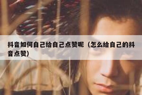抖音如何自己给自己点赞呢（怎么给自己的抖音点赞） 第1张