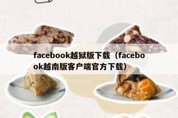 facebook越狱版下载（facebook越南版客户端官方下载） 第1张
