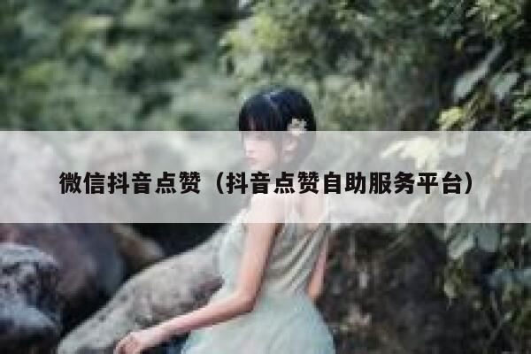 微信抖音点赞（抖音点赞自助服务平台） 第1张