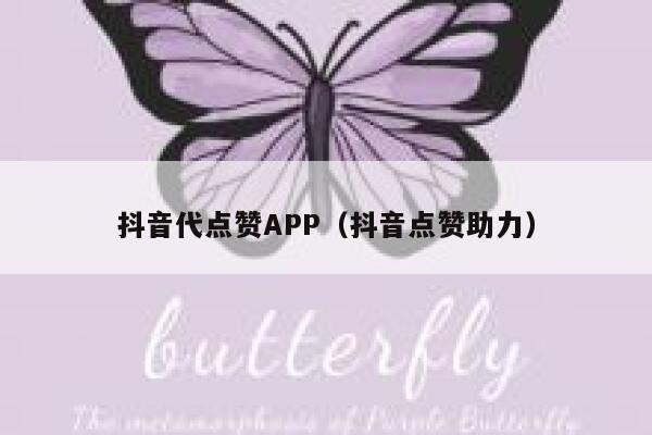 抖音代点赞APP(抖音点赞助力) 第1张 抖音代点赞APP(抖音点赞助力) 第1张