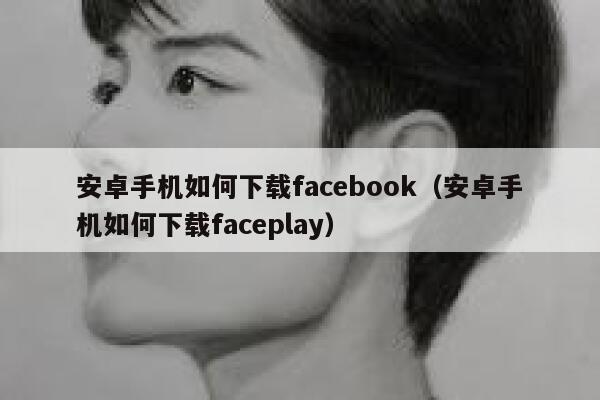 安卓手机如何下载facebook（安卓手机如何下载faceplay） 第1张