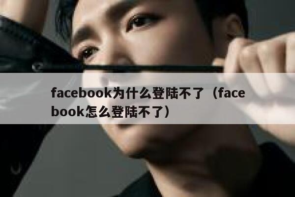 facebook为什么登陆不了（facebook怎么登陆不了） 第1张