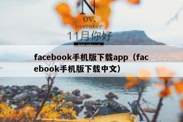 facebook手机版下载app(facebook手机版下载中文) 第1张 facebook手机版下载app(facebook手机版下载中文) 第1张